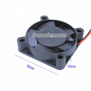 Superred 4CM 4010 CHA4012AS(E) 12V 0.055A 2 Wires 2 Pins Case Fan