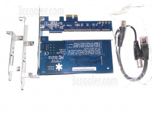 Wildcard Digital TE110P/TE110Pe T1/E1/J1 1 Port PCIe  Card with BNC Cable For PBX Voip