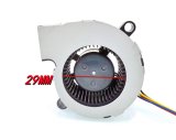 NMB 4520 Turbine Fan 04520GA-12N-AU 12V  0.24A 4 Wires PWM Blower