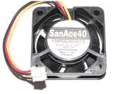 SANYO 4020 4CM 109P0424G3013 24V 0.22A 3 Wires 3 Pins Case Fan