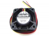SANYO DENKI 40x15mm 109P0424H7D01 24V 0.08A 3 Wires FANUC Axial fan