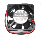 SANYO 6025 6CM 109R0612G402 12V 0.24A 2 Wires 2 Pins Case Fan