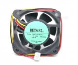 60MM D06T-12TS2 12V 0.25A 3 Wires 6CM Cooling Fan 60x25MM