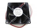 NMB 8025 3110KL-05W-B60 S00 24V 0.18A 2 Wires Axial Fan