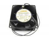 NMB 8038 3115PS-23W-B30 230V 1 Phase 2 Wires metal frame AC axial Fan