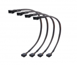 4-Pack 1 Way 4 Pin PWM Fan Cable - 27CM (PC Fan Extension Cable,PWM Extension Cable)