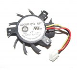 T&T 4008M12B NF1 4CM 12V 0.14A 3 Wires 3 Pins Frameless Vga Cooling Fan