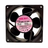 NMB 12038 4715MS-10T-B50 AC100V Al Frame 1 Phase 2 Pins Axial Fan