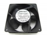 120x38mm NMB 4715MS-12T-B50 AC115V 50/60Hz 1 Phase 2 Pins Axial Fan