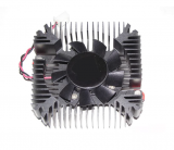 VGA Fan 55*55*14mm with heatsink 2 Wires 2 Pins