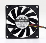 SANYO DENKI 8015 8CM 9PH0812P7S04 12V 0.26A 4 Wires PWM Case Fan