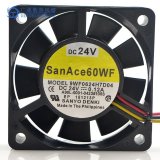 SANYO 6015 6CM 9WF0624H7D04 A90L-0001-0423#105S 24V 0.12A 3 Wires Fanuc fan