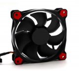 TT-1225 A1225L12S 12V 0.3A 3 Wires 3 Pins Red Led 12CM Silent Cooling Fan 120x25mm