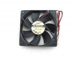 ADDA 12025 AD1224HB-A71GL DC24V 0.19A 2 Wires Ball Bearing Axial Fan