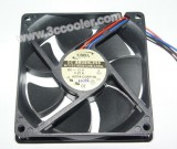 ADDA 9025 9CM AD0912HB-A76GL 12V 0.25A 3 Wires Cooler Fan