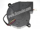 ADDA 7cm AB07012UX250301 0X 12V 0.55A 3 Wires Cooler Blower Fan