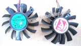 ADDA 5CM AD0512MX-RB6 12V 0.1A 3 Wires VGA Cooler Fan