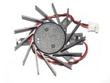 ADDA 5CM AD0512UB-TB1 12V 0.22A 2 Wires VGA Cooler Fan