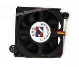 ARX 12V 3 Wires Cooler VGA Fan with Black Al Heatsink for ASUS A8N-E A8N-SLI A8N5X K8N4E North Bridge Chipset
