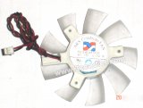 ARX 8CM FS1280-A1342C 12V 0.18A 2 Wires Cooler Fan