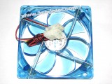 ASPIRE 12025 12CM DFS122512L 12V 0.25A 2 Wires D-Connector Cooler Fan with LED