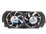 Delta AUB0712HH 12V 0.40A Hydraulic Cooling Fan for Game Machine Built-in Heat Dissipation