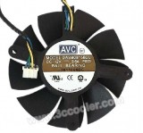 AVC DASB0815B2U 12V 0.6A 4 Wires graphics card Cooler Fan