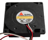 Y.S.TECH 5010 50*10mm BD125010MB 12V 0.055A 3 Wires Case Fan 5CM cpu cooler