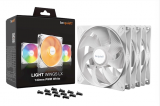 Be Quiet Light Wings LX 140mm PWM PC White Case Fan 140x25mm (3-Pack)