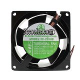 Bi-Sonic 80MM 3C-230HB 230VAC 50-60Hz 15-12W 0.09A-0.075A 2Wire 8CM AC Fan 80x80x25mm