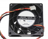 SUPERRED 80*38MM CHC8012CB-AH(E)(T) 12V 0.61A Dual Balls Bearing 4Pin PWM 8cm case fan server axial cooler