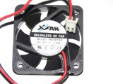 XFAN 40*10mm RD4010S 12V 0.09A 2 Wires 2 pins sleeve bearing cooler fan for switch router etc.