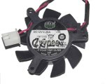 Cooler Master FY04010M12LNB 12V 0.2A 2 wires 2 pins vga fan video card cooler