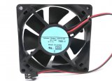 Nidec 8025 8CM D08A-24TU 06 24V 0.11A 2 Wires Case Fan