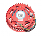 NTK D7525B12HP-0-C01 12V 0.94A Fan For HD5970 HD4870 HD5850 HD5870 HD4890 4Wire Graphic card