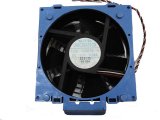 DATECH 12038 1238-12HBTA-1 6J852 12V 0.9A 3 Wires Cooler Fan with blue bracket