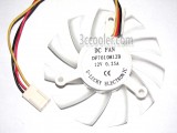 DF7010M12B 12V 0.25A 3 Wires 3 Pins Frameless VGA Cooling fan