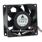 DELTA 8038 8CM FFB0812SHE -ROO 12V 0.87A  3 Wires 3 Pins Case Fan