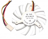 DF7010M12B 12V 0.25A 3 Wires 3 Pins Frameless VGA Cooling fan