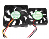 YongLin 4CM DFS400712M 12V 1.3W & 5CM DFS501012L 12V 0.8W 3 Wires 3 Pins Case Fan