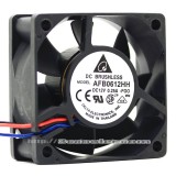 Delta 6CM 6025 AFB0612HH FOO DC12V 0.25A 3 Wires 3 Pins Case Fan