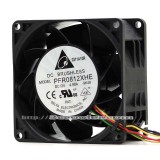 Delta 8038 8CM PFR0812XHE DC12V 4.90A 4 Wires 8 Pins Case Fan Car booster fan