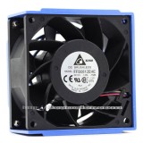 Delta 8CM 8038 FFB0812EHE DC12V 1.35A 4 Wires 4 Pins PWM Server Case Fan with blue bracket
