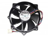 New & Original EVERFLOW 9225 F129025BU 12V 0.38A 4 wires 4 pins cpu cooler with 8 mounting-holes