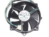EVERLOW 9CM 9225 F129025SU 12V 0.38A 4 Wires Circular CPU Cooler Fan with 8 Mounting-hole