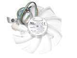 EVERFLOW T121225SL (AF8J5bR) 12V 0.2A EBR bearing transparent 4 wires 4 pins led vga fan graphics card cooler