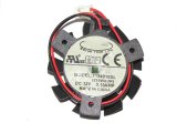 EVERFLOW T124010DL 12V 0.1A 2 wires 2 pins 9 blades black frameless North Bridge chips fan graphics cooler