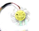 zyvpee everyflow T125010DM 12v 0.15A 3 wires 3 pins vga fan for video card