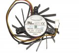 EVERFLOW T127010SL 12V 0.18A 3 wires 3 pins 15 baldes black frameless vga fan graphics card cooler