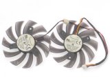 Everflow 8CM T128010SH EBR Twins 12V 0.25A Frameless cooler fan